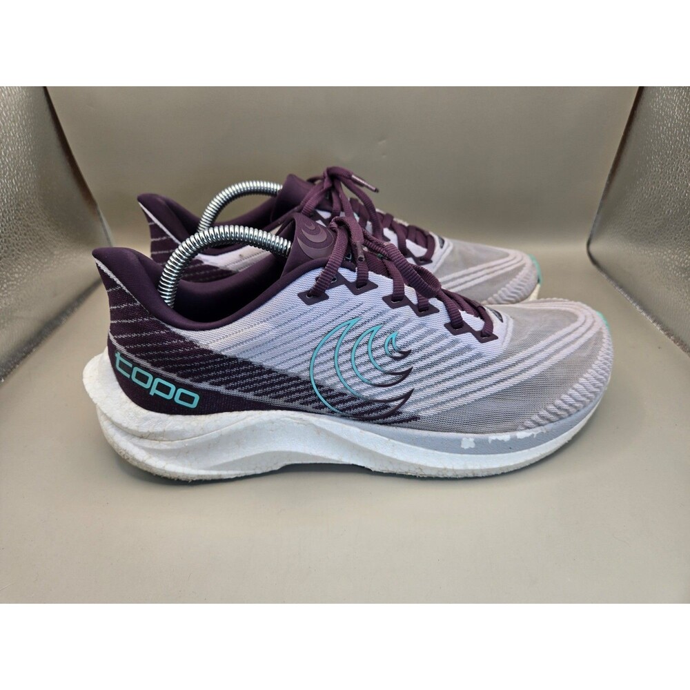 Topo Athletic Cyclone 3 Shoes Women's 10.5 Purple Road Running 5mm Drop Sneakers